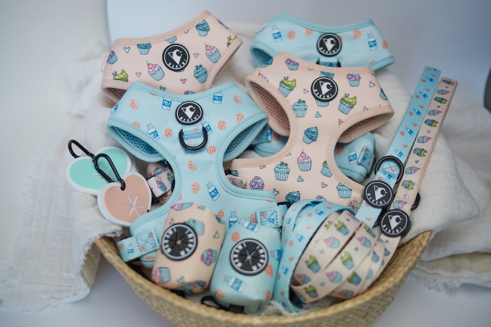 arnés perro ajustable Cupcakes